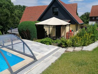 Blick auf groe Ferienwohnung